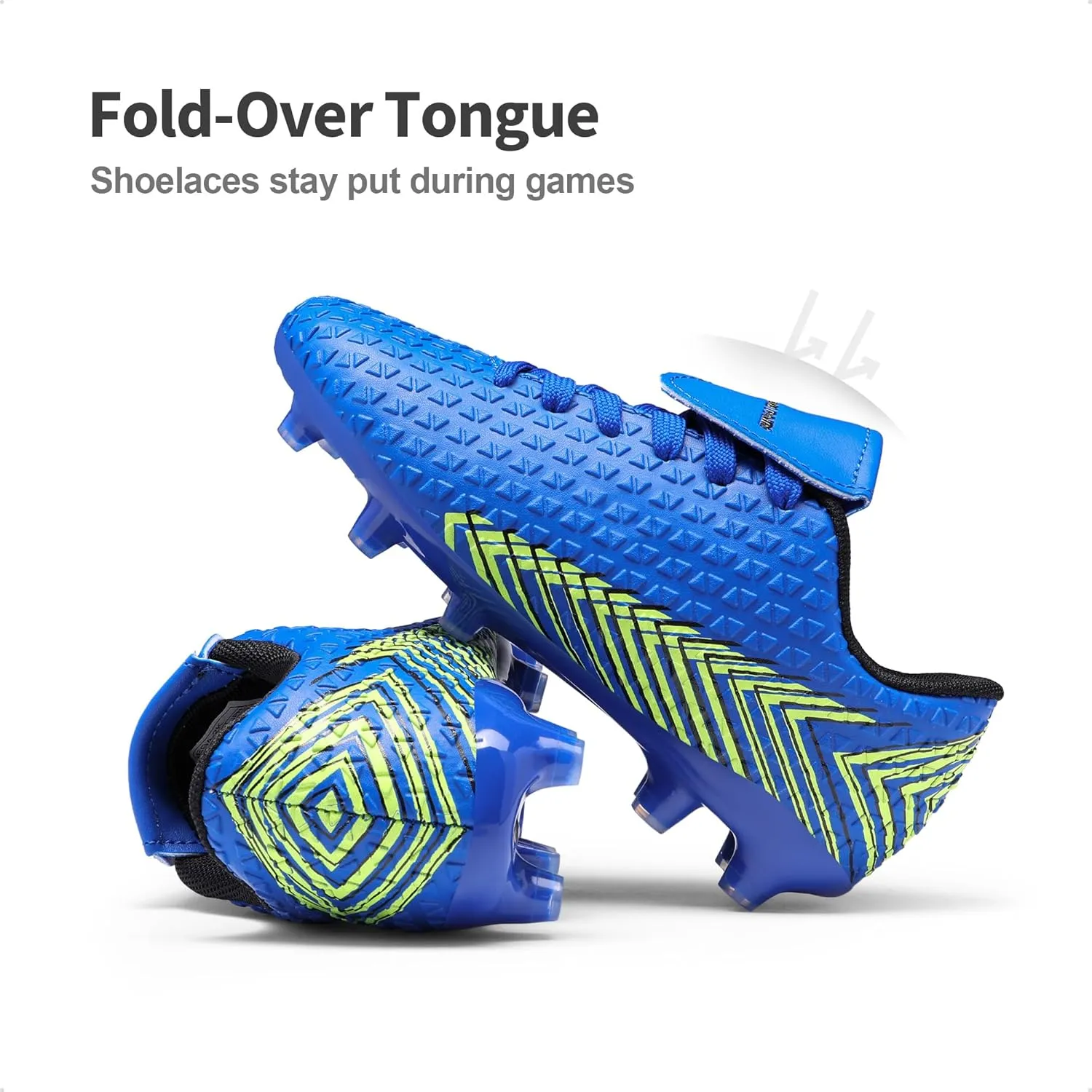 DREAM PAIRS Boys Girls Outdoor Soccer Cleats Football Shoes for Little/Big Kid