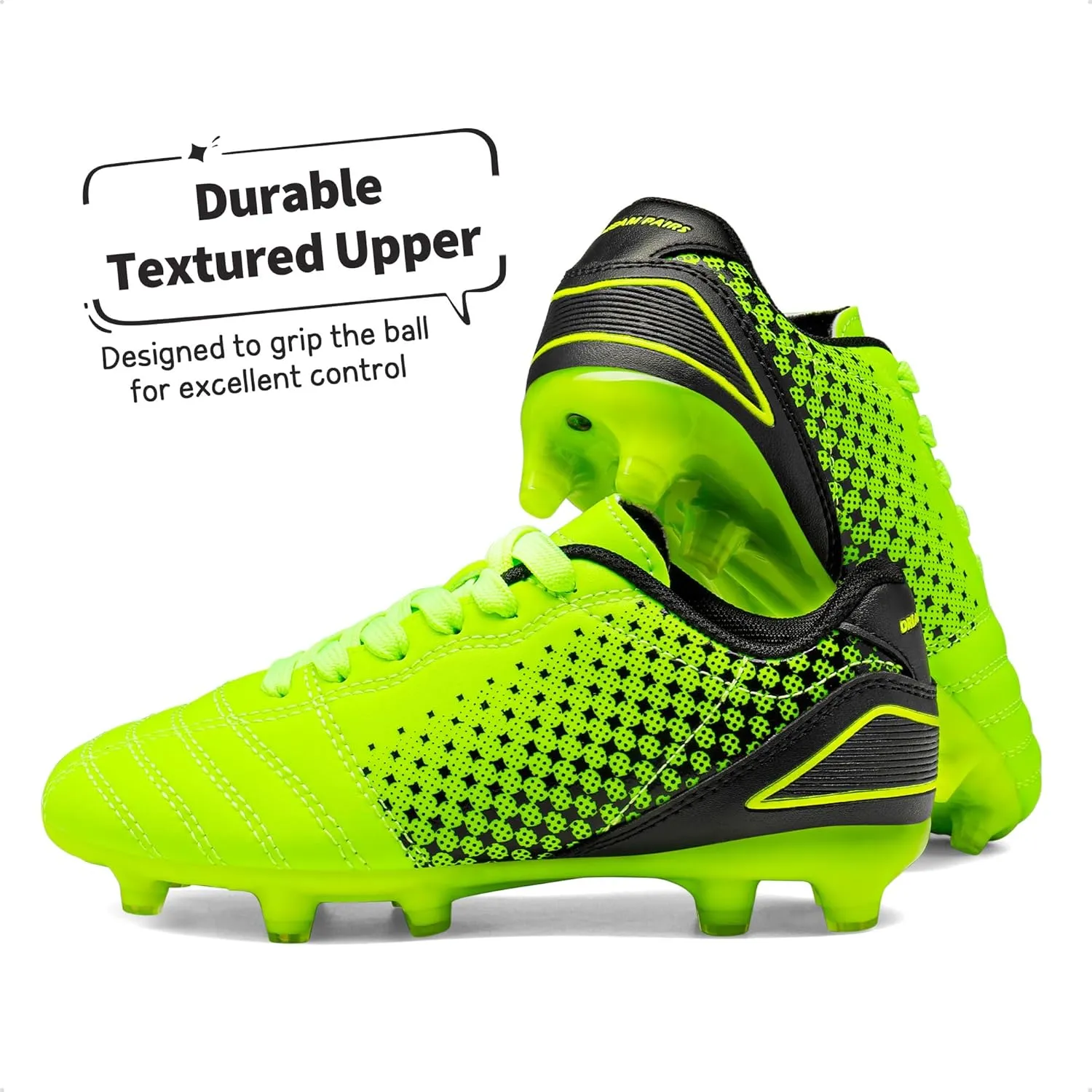 DREAM PAIRS Boys Girls Outdoor Sport Football Shoes Soccer Cleats for Little/Big Kid