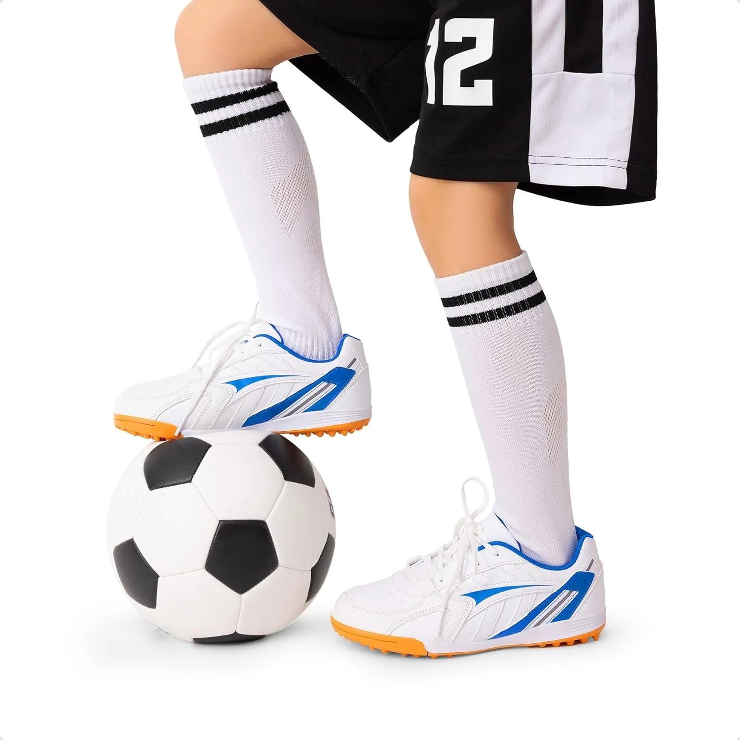 DREAM PAIRS Boys Girls Soccer Cleats Kids Youth Baseball Softball Cleats Outdoor Sneaker for Little/Big Kid/Toddler