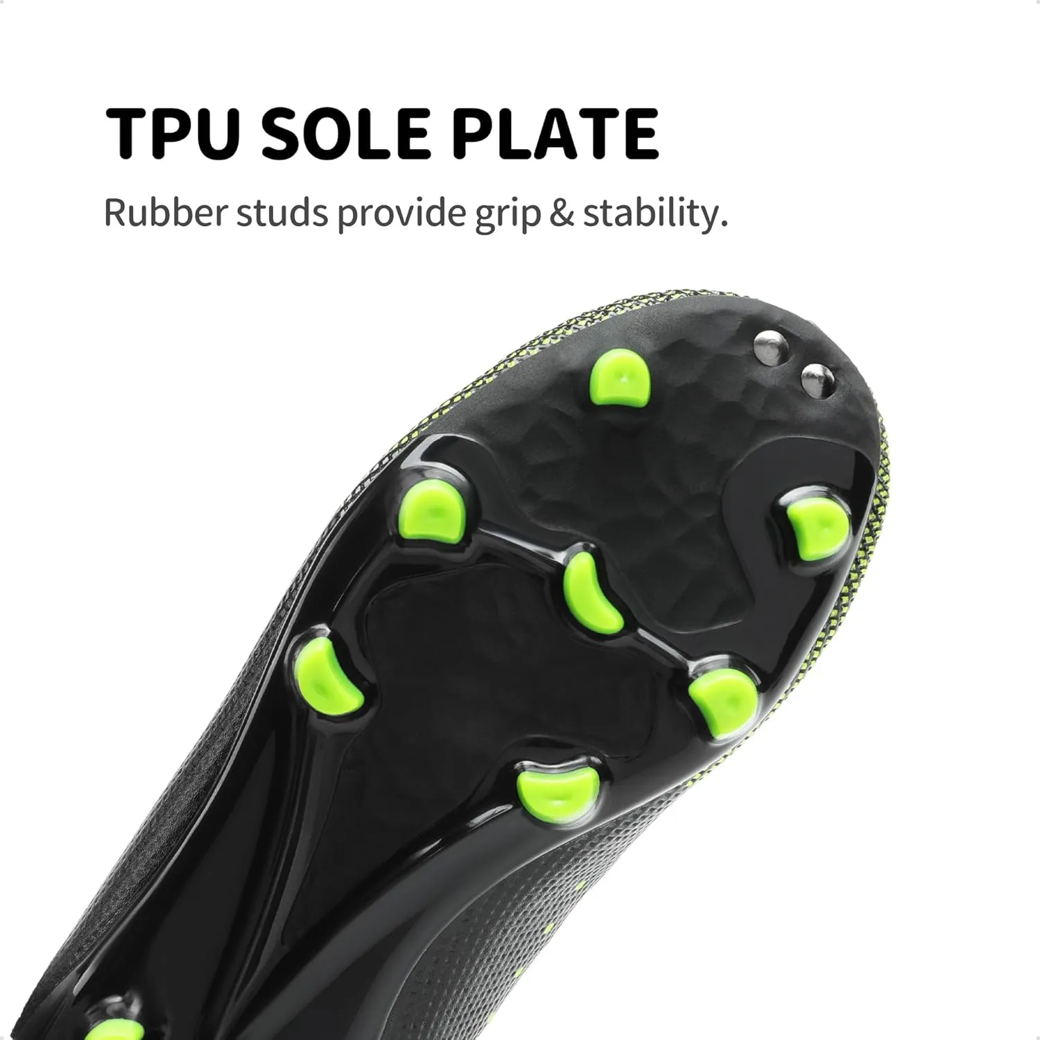 DREAM PAIRS Boys Girls Soccer Cleats Youth Firm Groud Athletic Outdoor Trainning Football Shoes for Little/Big Kid