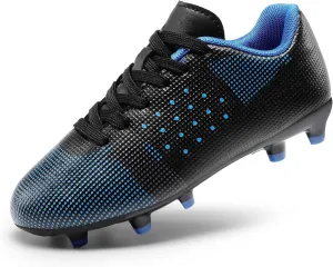 DREAM PAIRS Boys Girls Soccer Cleats Youth Firm Groud Athletic Outdoor Trainning Football Shoes for Little/Big Kid