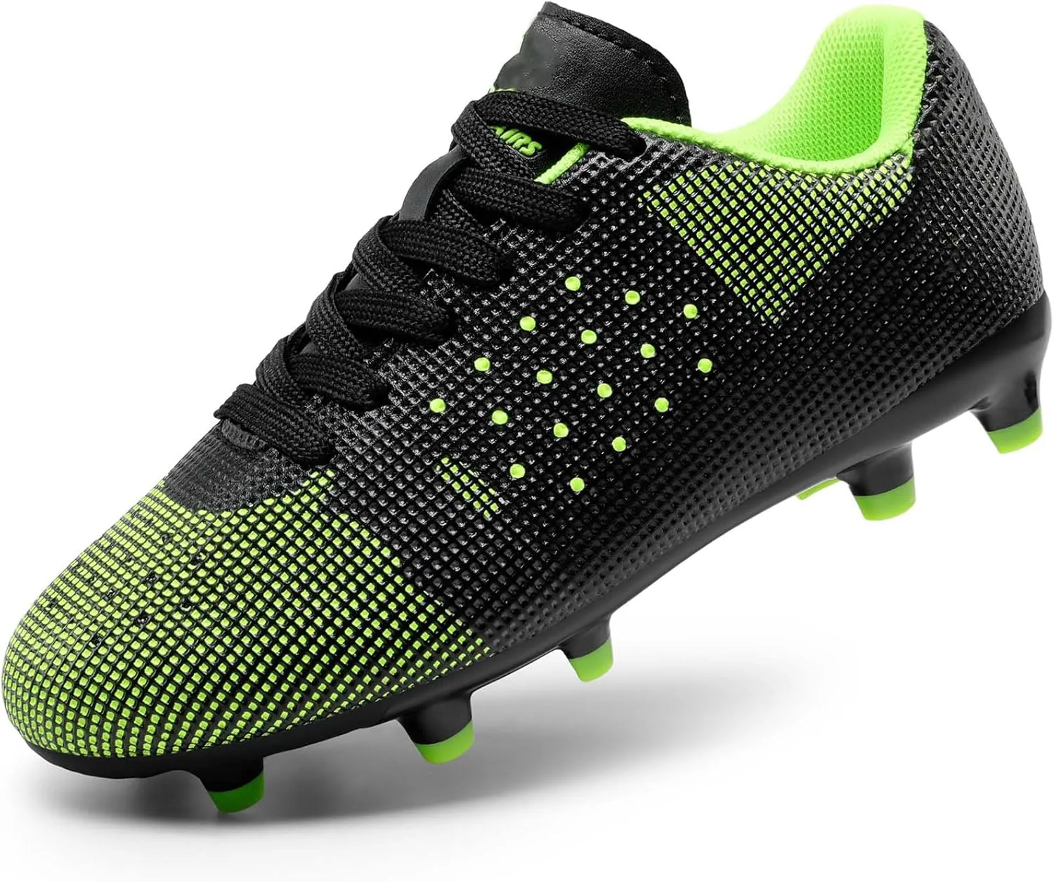 DREAM PAIRS Boys Girls Soccer Cleats Youth Firm Groud Athletic Outdoor Trainning Football Shoes for Little/Big Kid