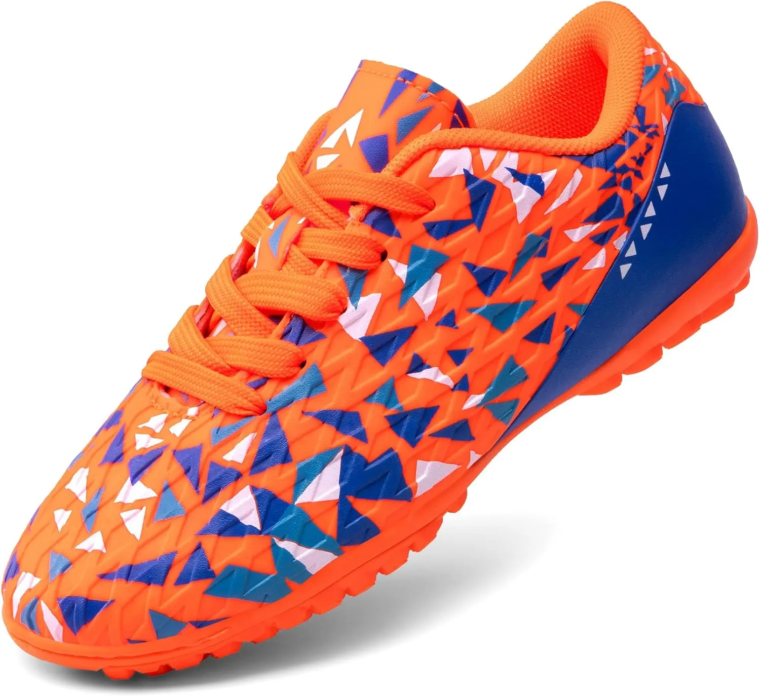 DREAM PAIRS Boys Girls Turf Indoor Soccer Shoes Lace Up Cleats for Little/Big Kid