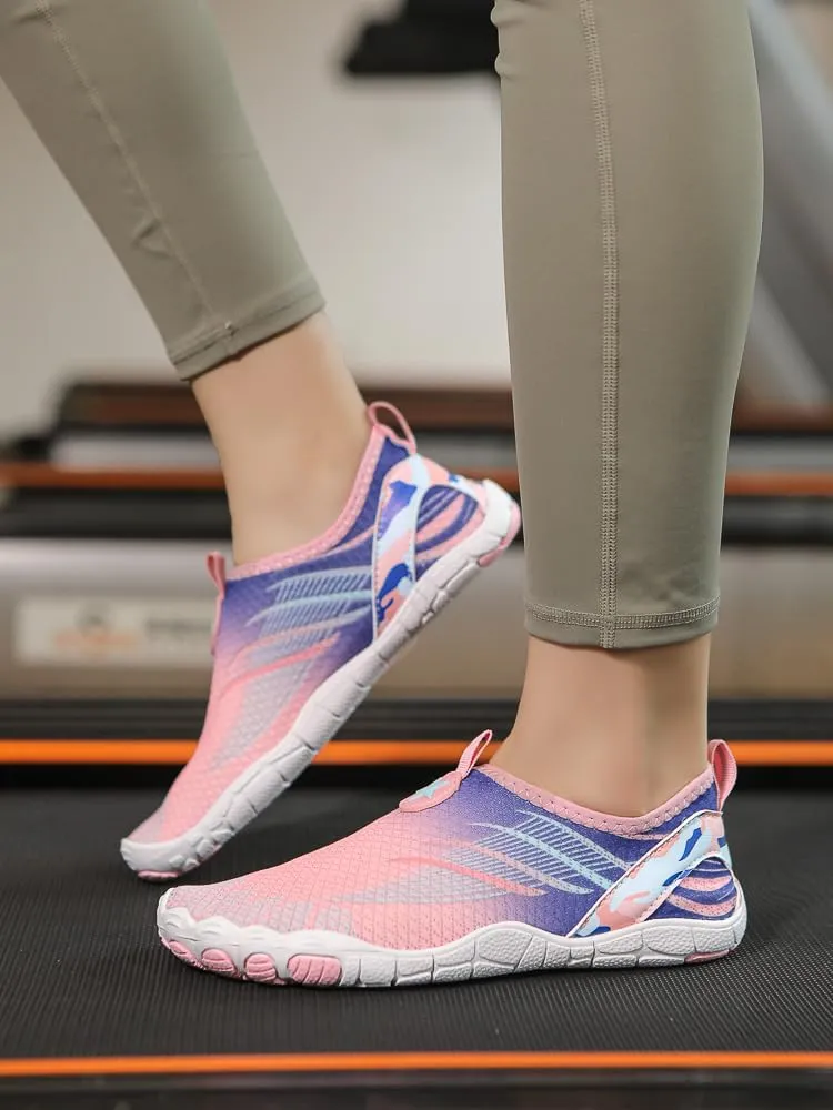 Grounded Footwear for Women Barefoot Water Resistant Quick Dry Hiking Shoes Wide Toe Box Shoes Barefoot Footwear Neuropathy Slip On Zero Drop Shoe Comfortable Sneakers for Running, Athletic 2025
