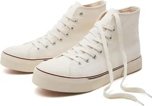 hash bubbie Unisex Fashion High top Sneakers Womens Classic High Tops Canvas Shoes Casual Tennis Shoes for Men