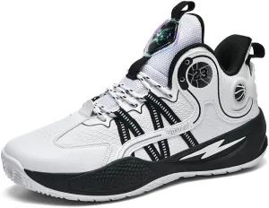 High Top Men Basketball Shoes Lightweight Breathable Outdoor Sports Shoes Fashion Non Slip Wear-Resistant Cushioning Training Sneakers