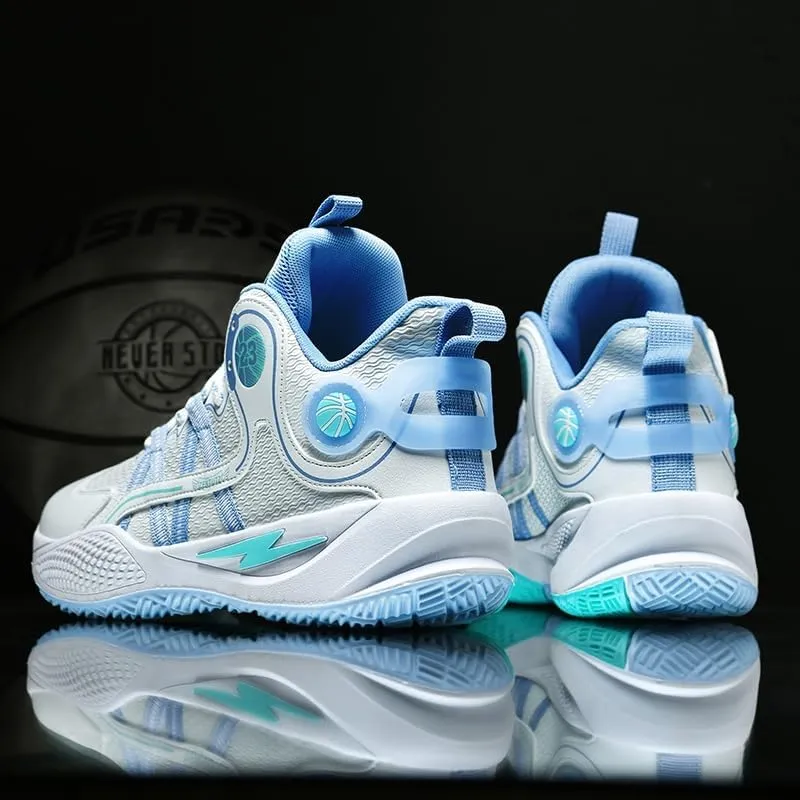 High Top Men Basketball Shoes Lightweight Breathable Outdoor Sports Shoes Fashion Non Slip Wear-Resistant Cushioning Training Sneakers