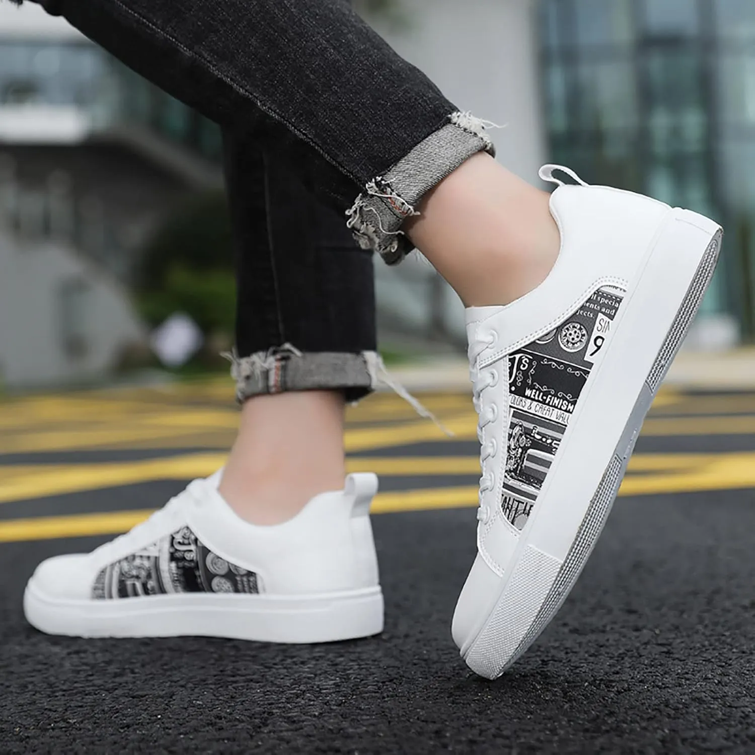 High Top Sneakers for Women 2023 Zapatos Antideslizantes para Mujer De Hule Black Sneakers for Women Slip On Plantar Fasciitis Shoes Women Dress Womens Black Sneakers Size 7w