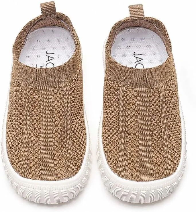 Jack & Lily Baby, Toddler & Kids Walking Shoes  Non-Slip, Washable Slip-On Sneakers for Boys & Girls  Indoor & Outdoor Use