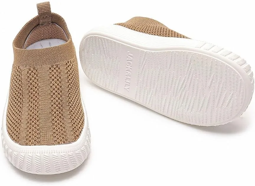 Jack & Lily Baby, Toddler & Kids Walking Shoes  Non-Slip, Washable Slip-On Sneakers for Boys & Girls  Indoor & Outdoor Use
