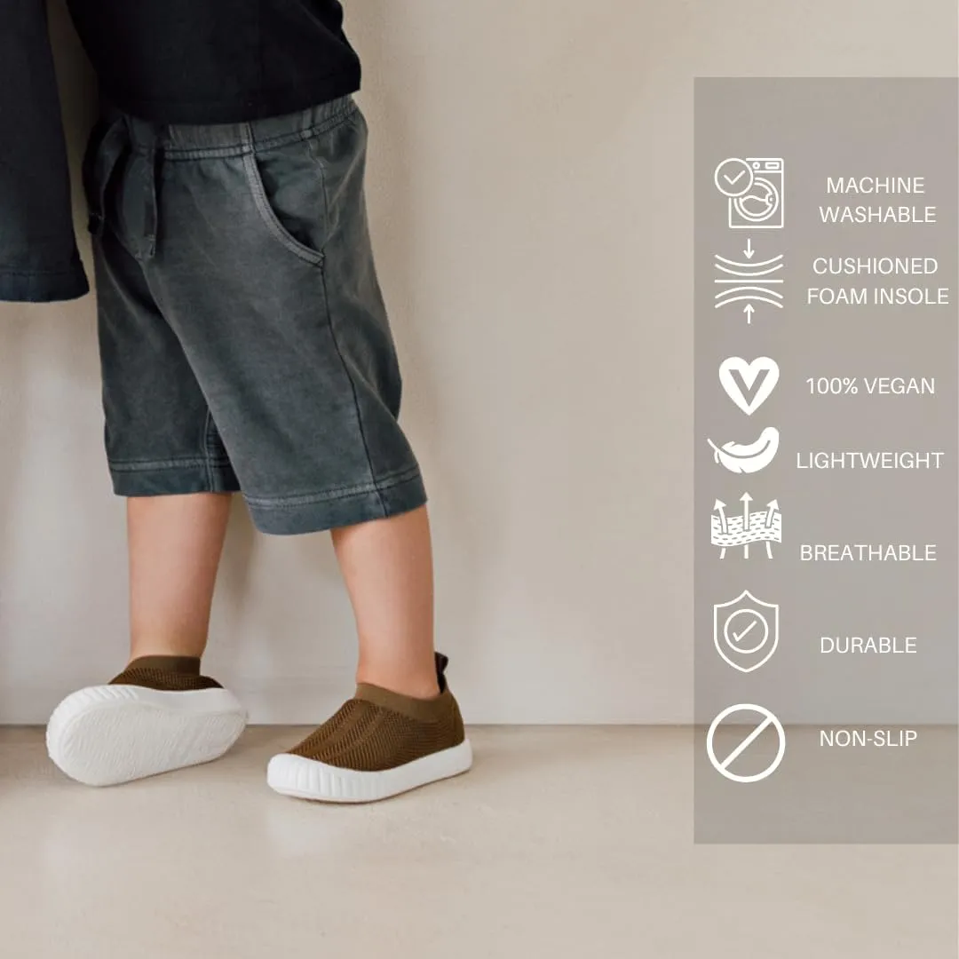Jack & Lily Baby, Toddler & Kids Walking Shoes  Non-Slip, Washable Slip-On Sneakers for Boys & Girls  Indoor & Outdoor Use