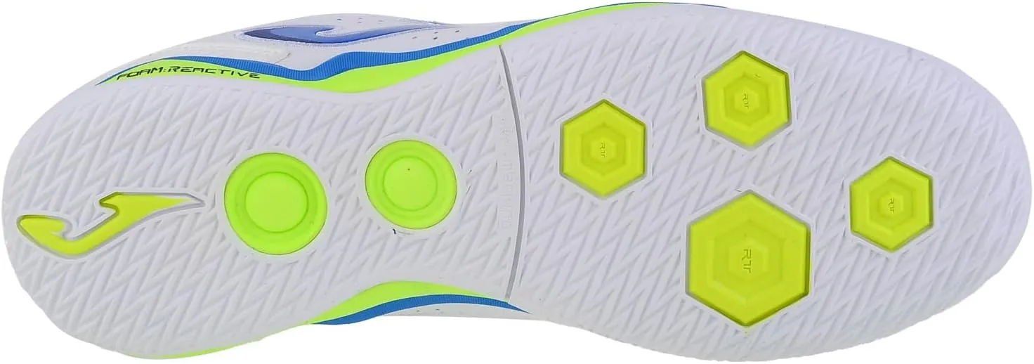 Joma Indoor Soccer Cleats 7.5-11.5, Fs Reactive White