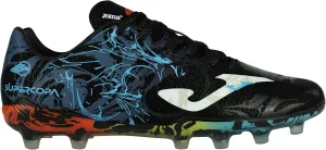 Joma Soccer Cleats Supercopa FG, 6.5-11 US – Precision Control for Firm Ground, Lightweight Microfiber Blanco Marino Royal Azul Negro Verde