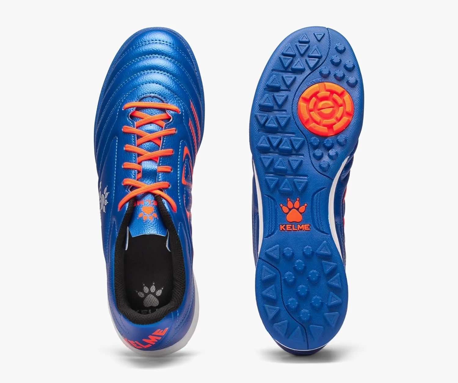 KELME Men Indoor Turf Soccer Shoe, Arch Support Soccer Cleats, Performance Futsal Sneaker