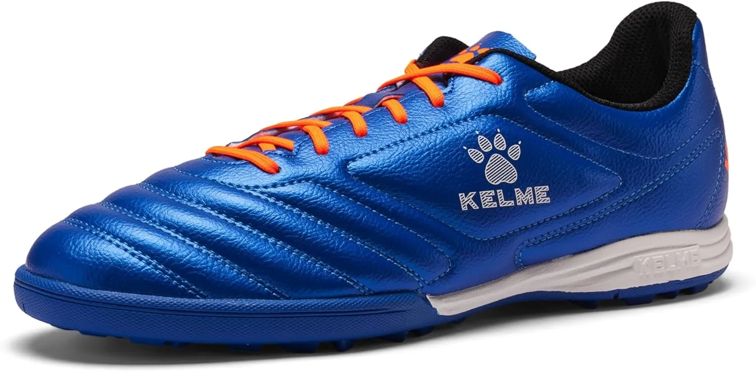 KELME Men Indoor Turf Soccer Shoe, Arch Support Soccer Cleats, Performance Futsal Sneaker