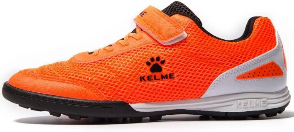 KELME Youth Indoor Soccer Shoes Kids Futsal Shoes Soccer Cleats Boys Girls Outdoor Turf Cleats Football Training