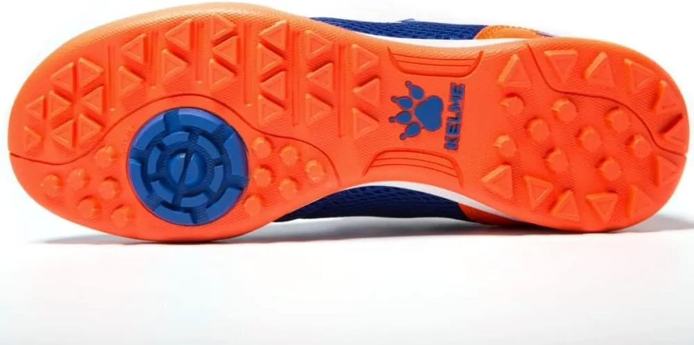 KELME Youth Indoor Soccer Shoes Kids Futsal Shoes Soccer Cleats Boys Girls Outdoor Turf Cleats Football Training