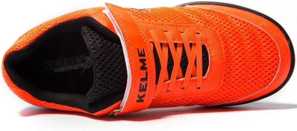KELME Youth Indoor Soccer Shoes Kids Futsal Shoes Soccer Cleats Boys Girls Outdoor Turf Cleats Football Training