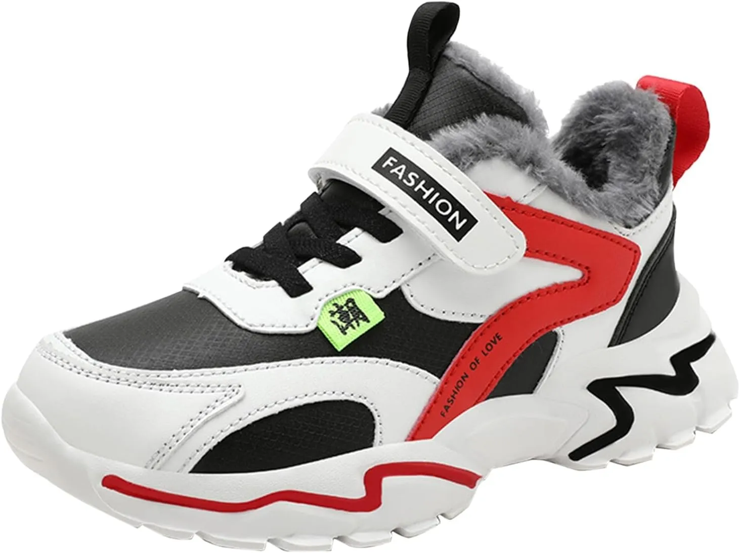 Kids Boys Sneakers Lightweight Athletic Walking/Running Tennis Shoes Adjustable Comfortable Kid Shoes for Girls Size 3