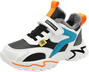 Kids Boys Sneakers Lightweight Athletic Walking/Running Tennis Shoes Adjustable Comfortable Kid Shoes for Girls Size 3
