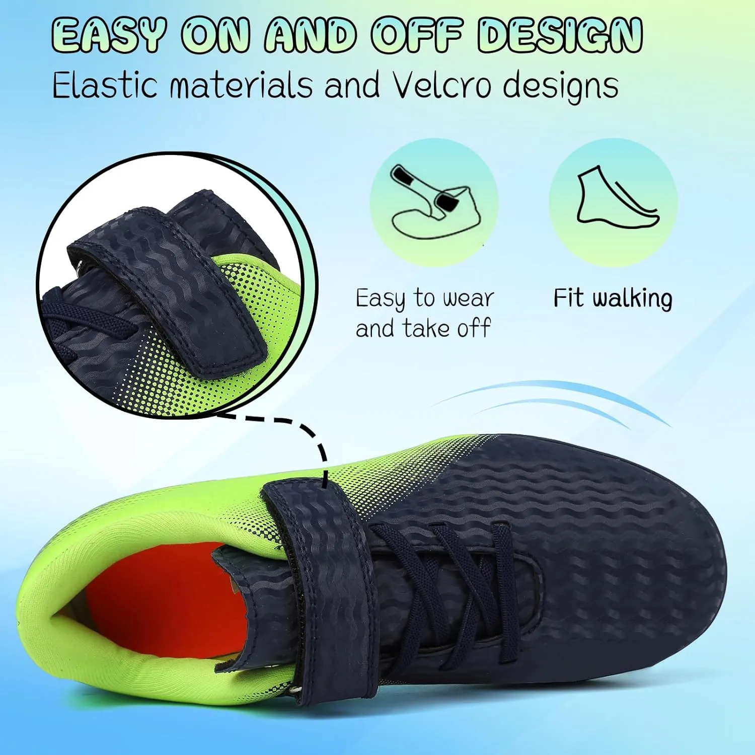 Kids Soccer Cleats Boys Girls Football Cleats Outdoor Indoor Soccer Shoes AG TF