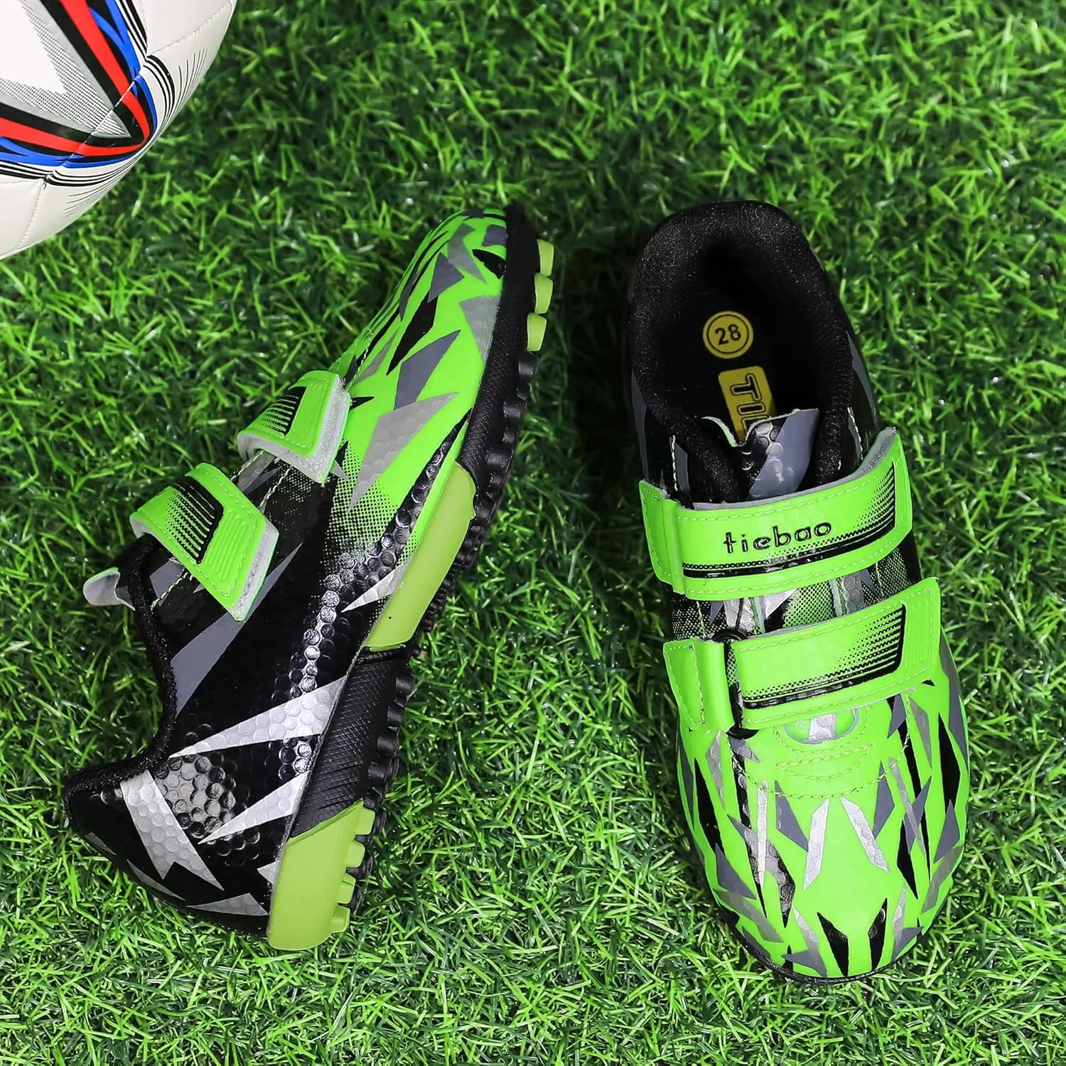 Kids Soccer Turf Cleats Indoor Soccer TF Shoes Toddler Little Boys Girls