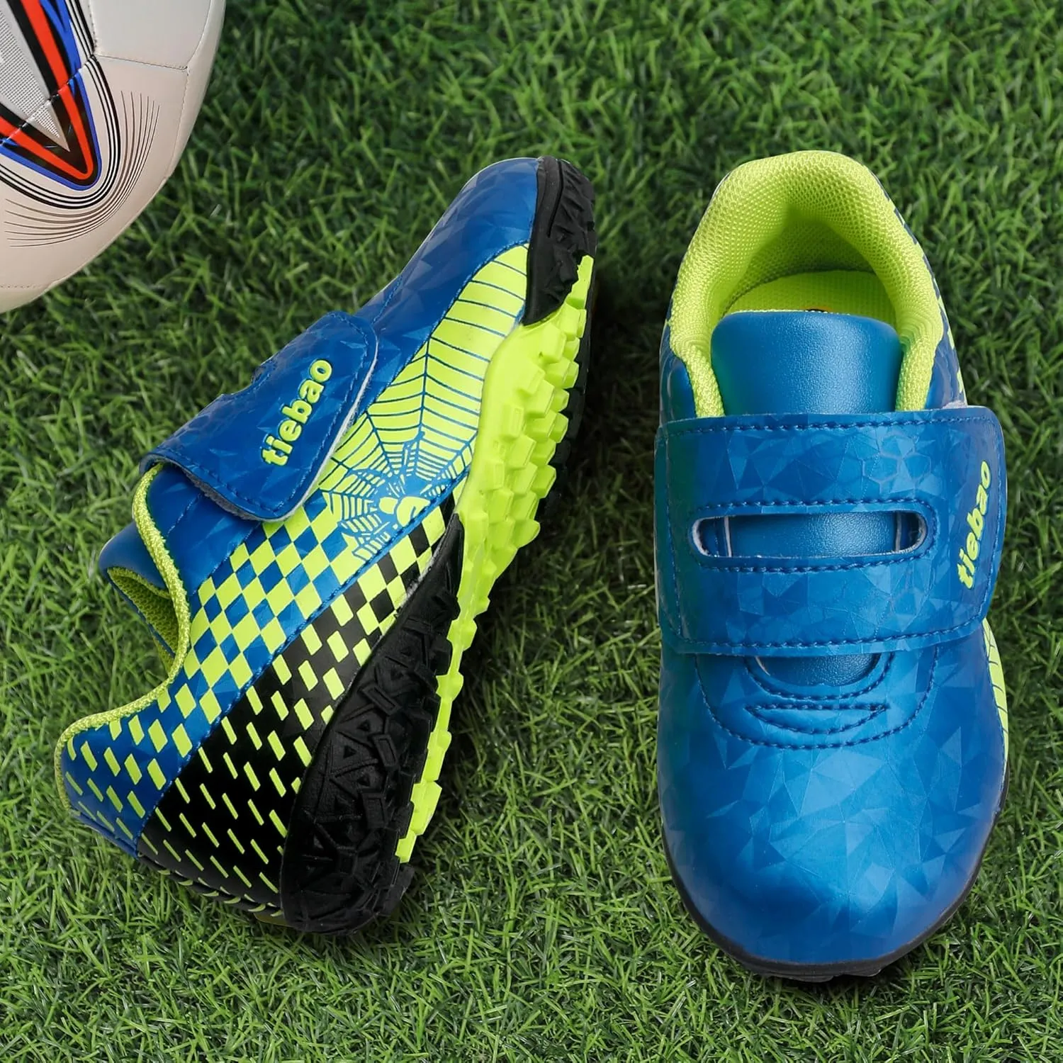 Kids Soccer Turf Cleats Indoor Soccer TF Shoes Toddler Little Boys Girls