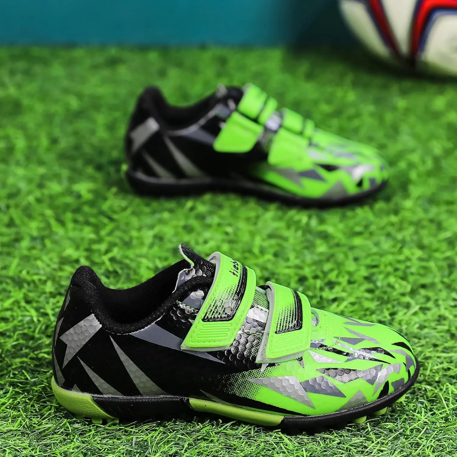 Kids Soccer Turf Cleats Indoor Soccer TF Shoes Toddler Little Boys Girls