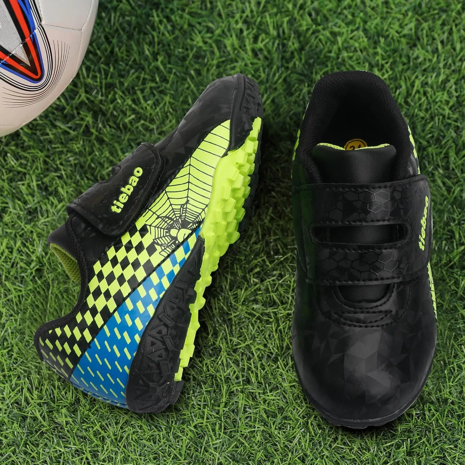 Kids Soccer Turf Cleats Indoor Soccer TF Shoes Toddler Little Boys Girls