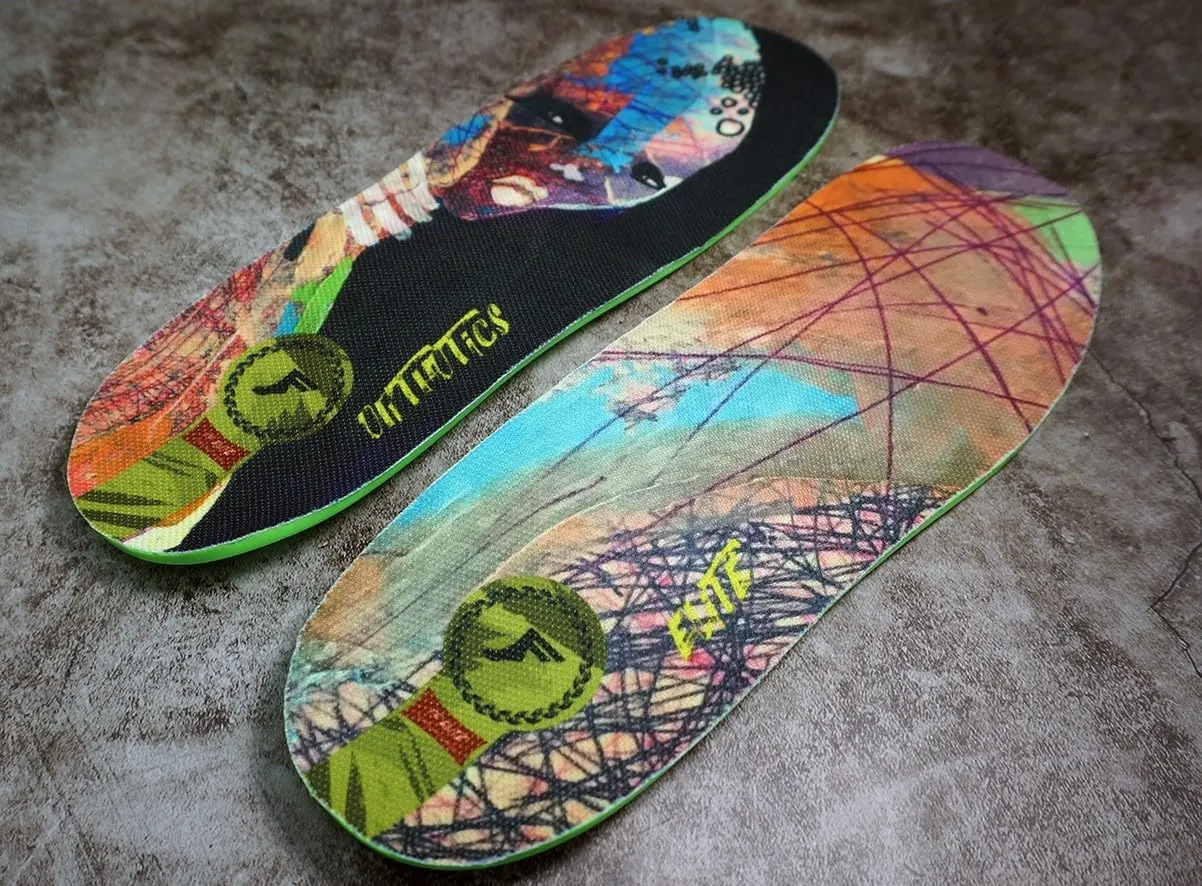 Kingfoam Orthotic Elite FP Insoles - Graphic:: Estrojen, USA Men's | Women's Size: M 11/11.5 | W 13/13.5