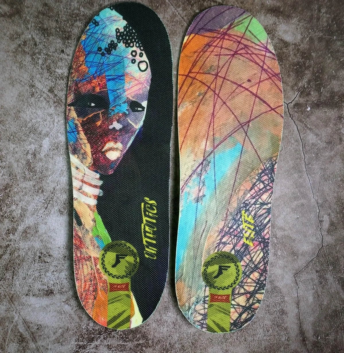 Kingfoam Orthotic Elite FP Insoles - Graphic:: Estrojen, USA Men's | Women's Size: M 11/11.5 | W 13/13.5