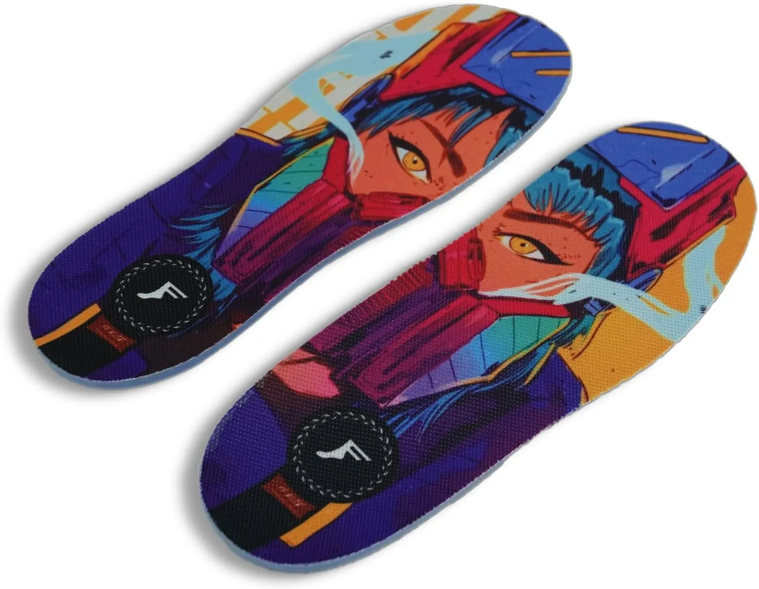 Kingfoam Orthotic Elite FP Insoles - Graphic:: Estrojen, USA Men's | Women's Size: M 11/11.5 | W 13/13.5