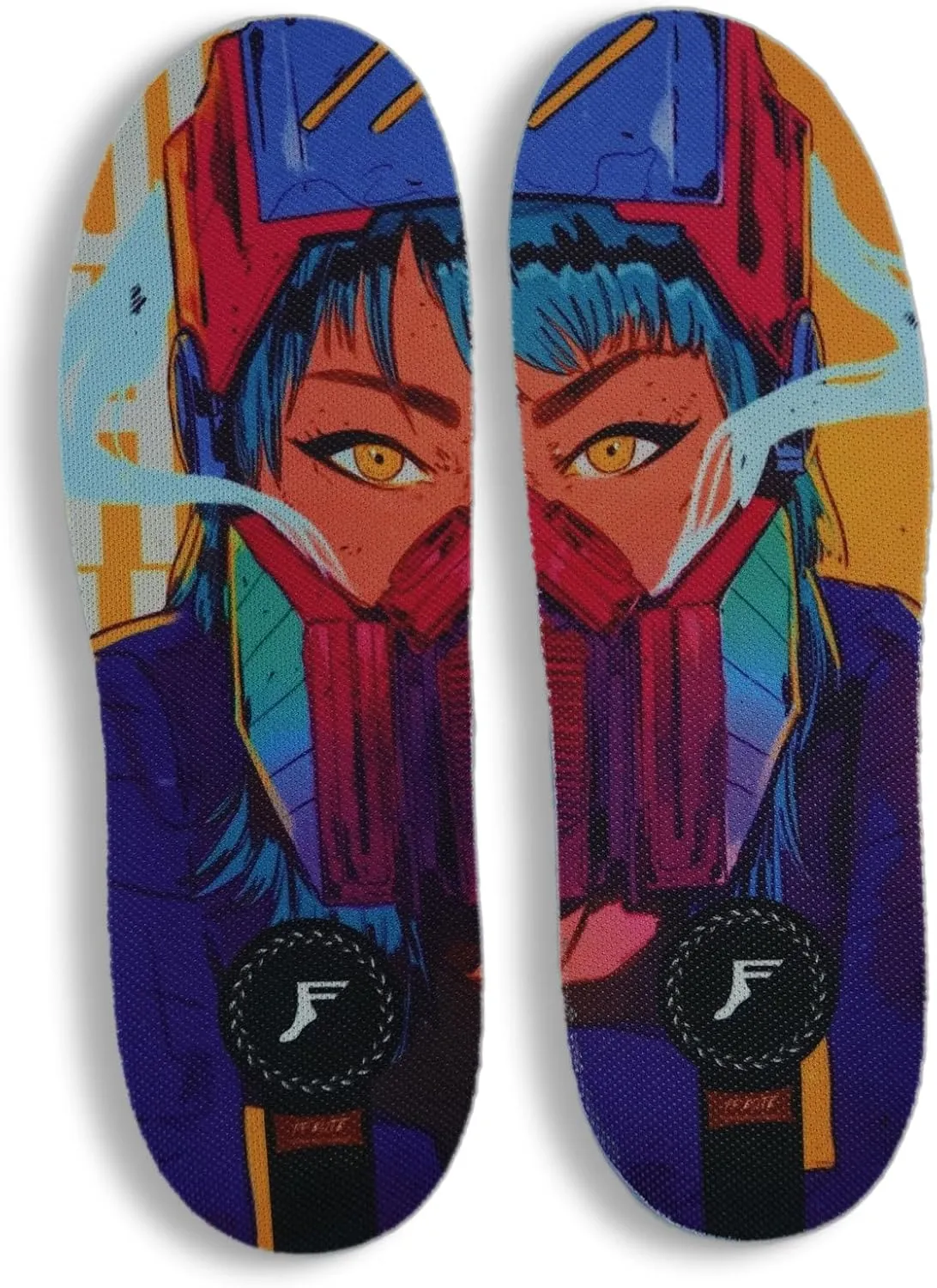 Kingfoam Orthotic Elite FP Insoles - Graphic:: Estrojen, USA Men's | Women's Size: M 11/11.5 | W 13/13.5