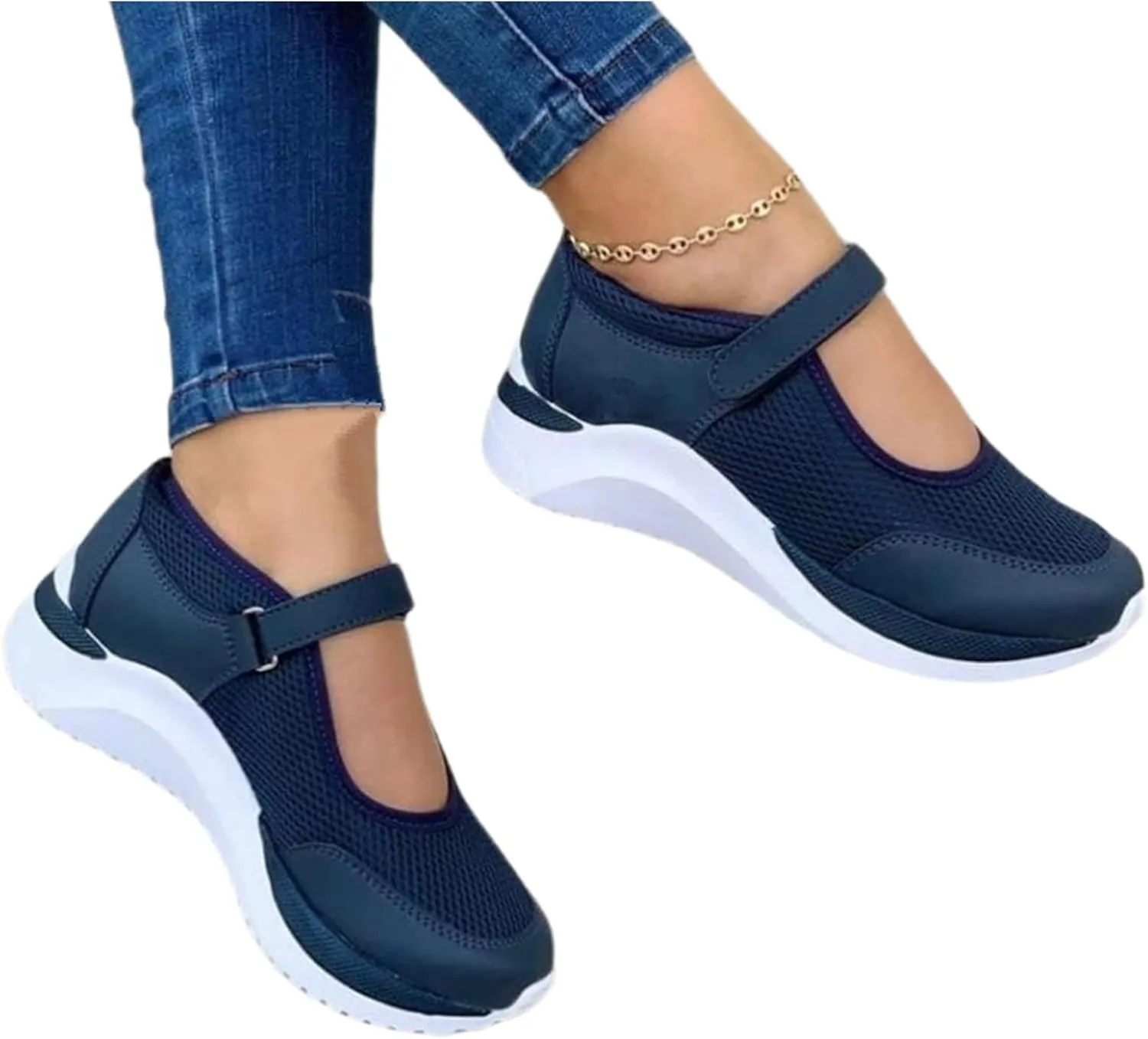 Ladmiple Platform Shoes For Women Black Womens Canvas Shoes Casual Cute Sneakers Low Cut Slip On Fashion Comfortable Walking Shoes Dressy Summer Non Slip Platform Flats Loafers