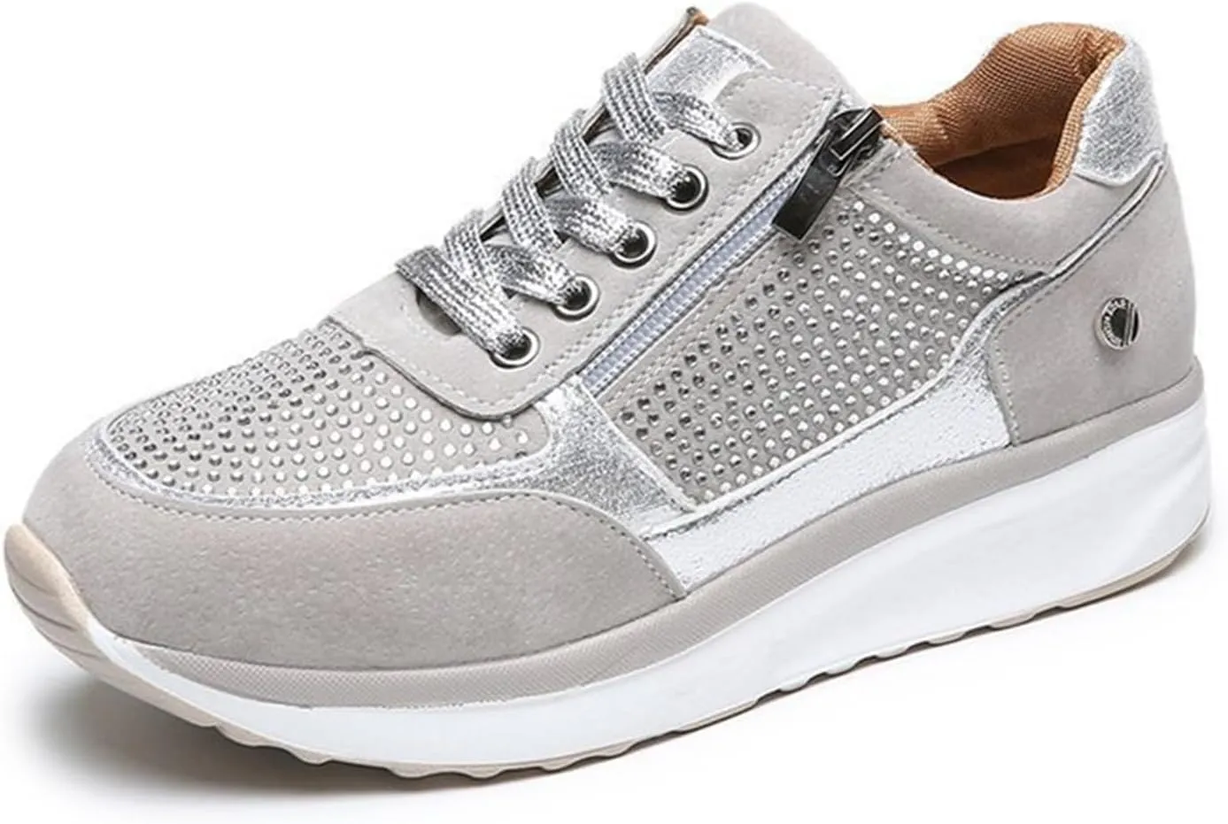 Ladmiple Shoes For Women Sneakers Trendy Canvas Shoes Casual Slip On Fashion Walking Shoes Dressy Summer Flats Loafers