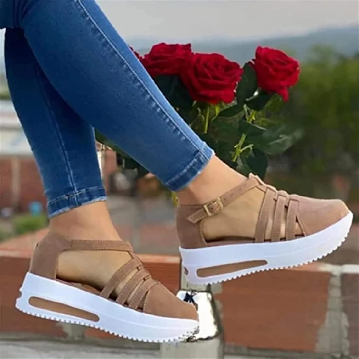 Ladmiple Shoes For Women Sneakers Trendy Canvas Shoes Low Cut Slip On Casual Dressy Summer Fashion Walking Flats Loafers
