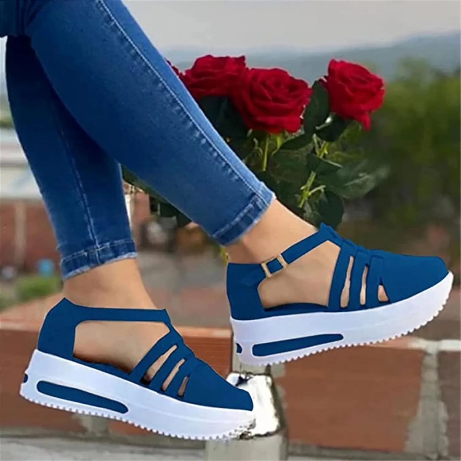 Ladmiple Shoes For Women Sneakers Trendy Slip On Canvas Shoes Comfort Walking Shoes Casual Summer Fashion Flats Loafers