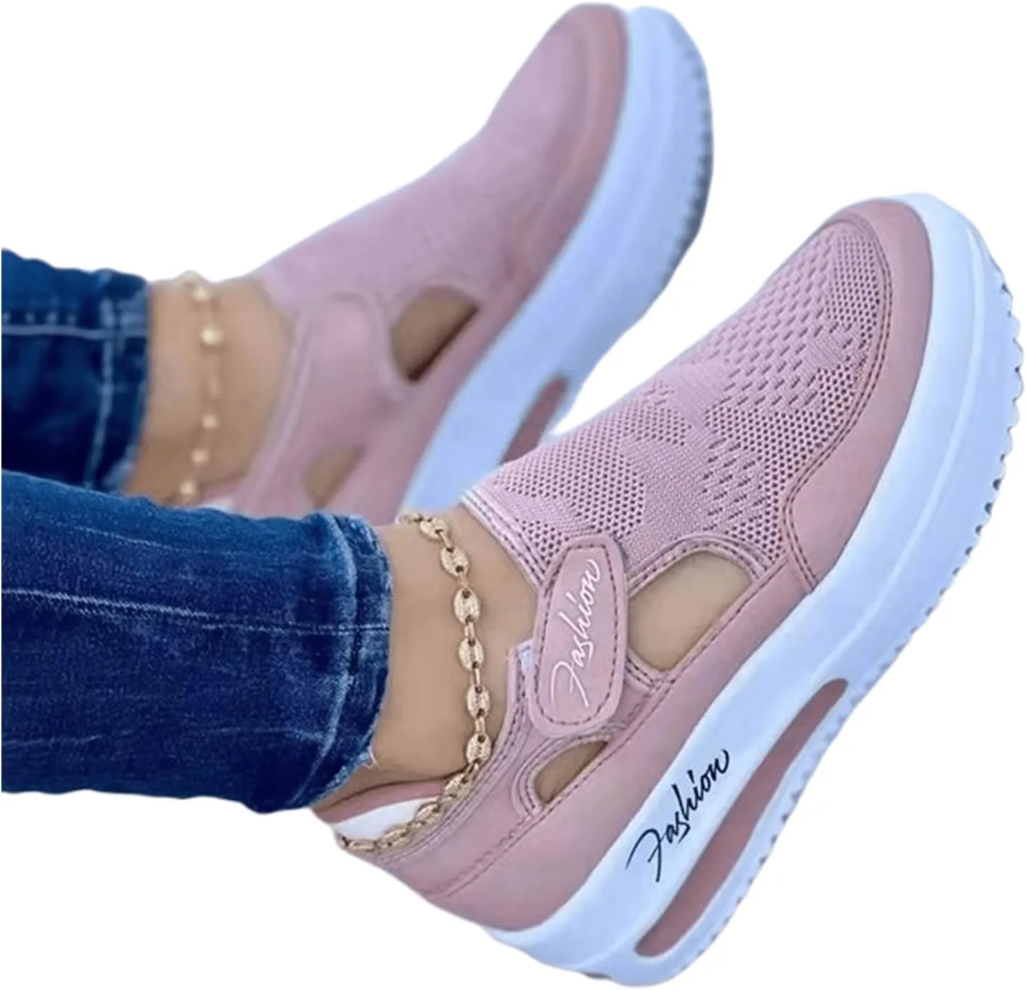 Ladmiple Slip On Shoes Women Casual Loafers Women's Canvas Shoes Low Cut Slip On Sneaker Casual Walking Shoes Dressy Summer Comfortable Fashion Platform Flats Loafers