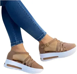 Ladmiple Sneakers For Women Slip On Wide Width Women's Canvas Shoes Low Cut Slip On Sneaker Casual Walking Shoes Dressy Summer Comfortable Fashion Platform Flats Loafers