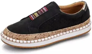 Lausiuoe Shoes for Women Sneakers Slip On Canvas Shoes Low Cut Casual Walking Fashion Lightweight Comfortable Flat Loafers