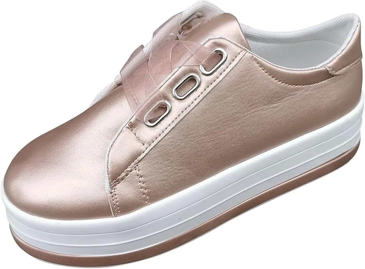 Lausiuoe Slip On Sneakers Women Memory Foam Grey Women's Canvas Shoes Low Cut Sneaker Casual Walking Shoes Classic Fall Fashion Lightweight Soft Comfort Breathable Slip On Flat Loafers