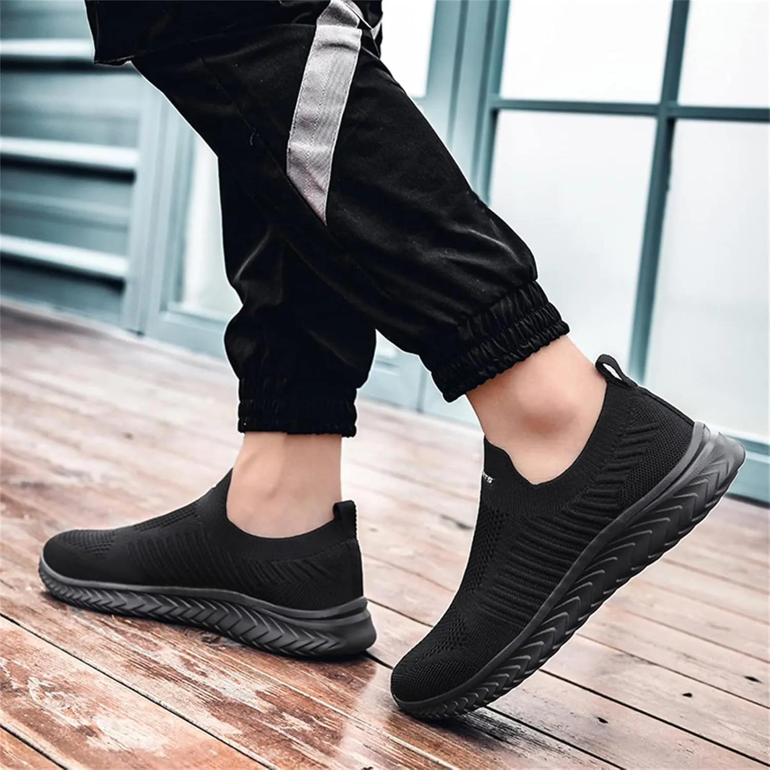 Low-Top Slip Ons Women's Fashion Sneakers Casual Mens Dress Shoes Lightweight Casual Shoes Trendy Chunky Sneakers Black Tennis Shoe Loafers Shoe