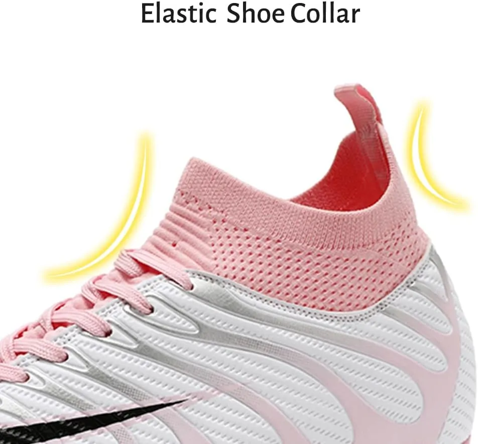 Maylrvjv Men's Soccer Cleats Football Shoes Comfortable Indoor and Outdoor Training Sports Sneakers