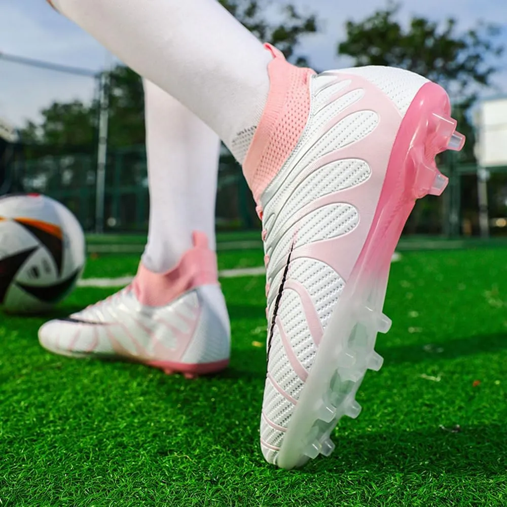Maylrvjv Men's Soccer Cleats Football Shoes Comfortable Indoor and Outdoor Training Sports Sneakers