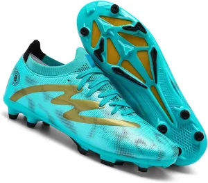 MEBAMY Men's Soccer Shoes High-Top Soccer Cleats Outdoor Breathable Athletic Professional Spikes Youth Boys Football Shoes Unisex
