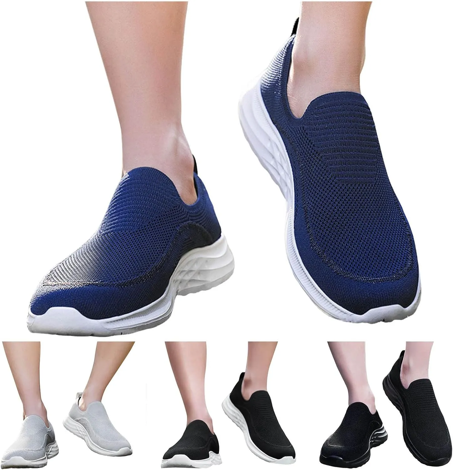 Men Sports Shoes Fashionable New Pattern Simple Solid Color Lightweight Flat Bottom Comfortable Slip On Sneaker Mens