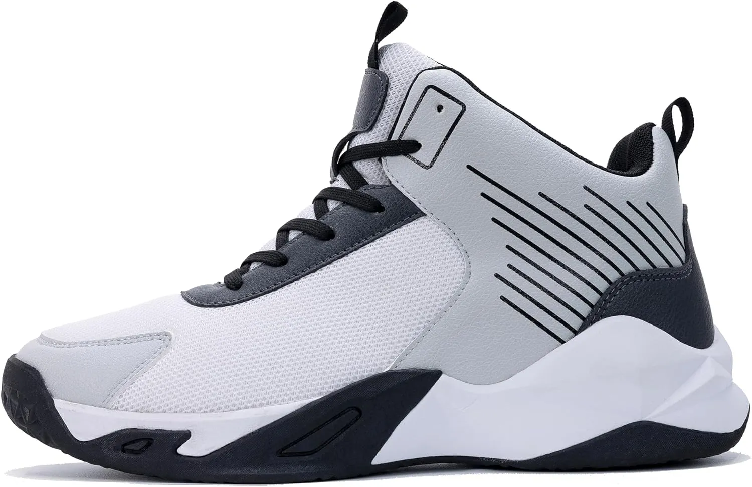 Men's Basketball Shoe High-Top Athletic Running Sneakers Outdoor Trainers Non-Slip Lightweight Cushioning Workout Sport Shoes US 7-13