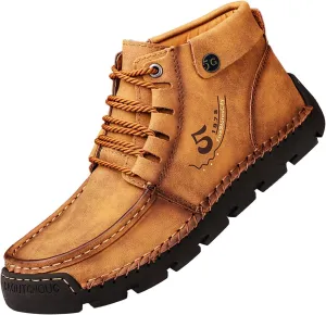 Men's British Large Casual Leather Foreign Trade Lace Up Sports Shoes Mens Sneaker