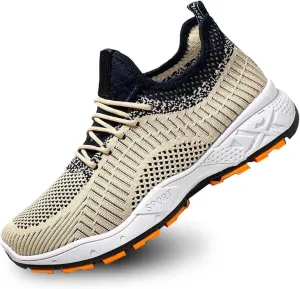 Men's Fashion Mesh Breathable Flying Woven Sneakers Casual Breathable Shoes Sneaker Ornament for Men