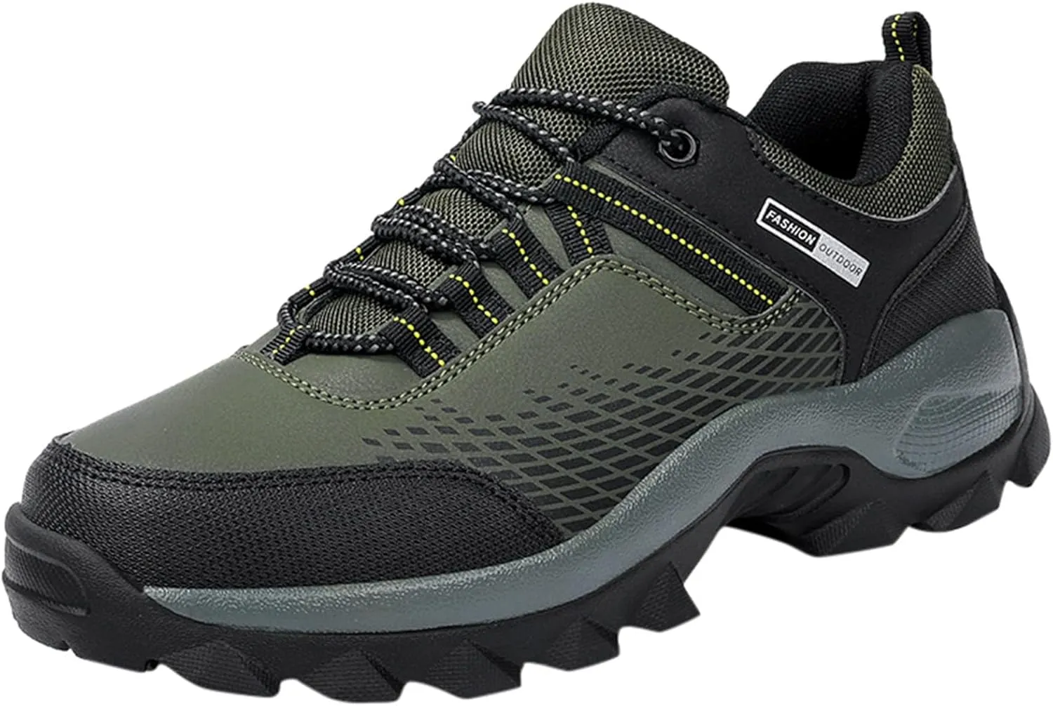 Men's Lace Up Memory Foam Sneakers Breathable Casual Comfortable Walking Sneaker Lightweight Minimalist Shoes